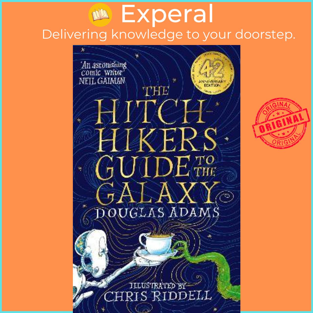 Sách - The Hitchhiker's Guide to the Galaxy Illustrated Edition by Douglas Adams (UK edition, paperback)