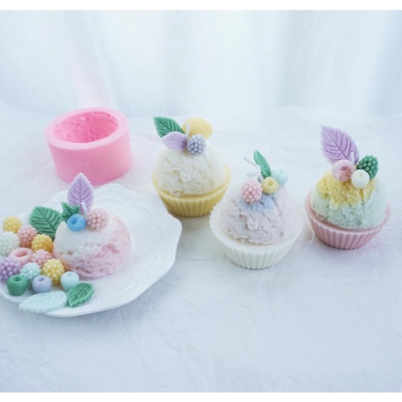 Nến Thơm Handmade Bánh Cupcake Mix Topping, Phụ Kiện Trang Trí, Quà Tặng - Dory Lab