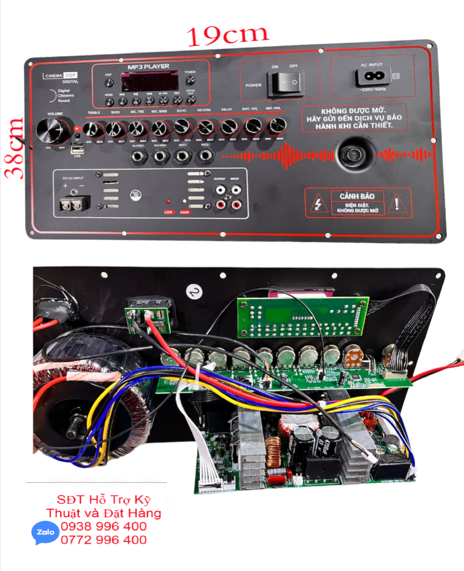 MẠCH KÉO CÔNG SUẤT LỚN SDP REVERB f200 Dùng THÙNG LOA BASS 30~40 ĐÔI 50 ĐƠN