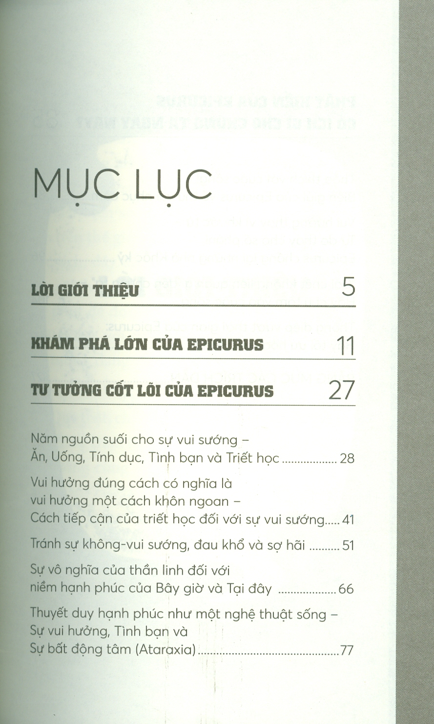 Những Nhà Tư Tưởng Lớn - EPICURUS in 60 Minuten Epicurus Trong 60 Phút - Walther Ziegler
