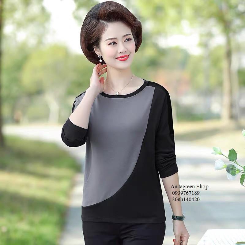 nh140420-ÁO THUN PHỐI MÀU TRUNG NIÊN s-6xl
