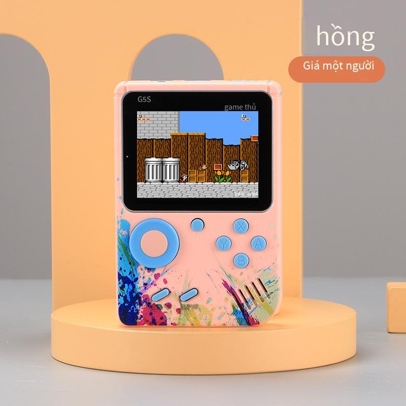 Bảng điều khiển trò chơi cổ điển cầm tay G5S kiểu mới nhất Bảng điều khiển trò chơi FC 500 trong một màn hình màu cổ điển bảng điều khiển trò chơi dành cho trẻ em màn hình lớn