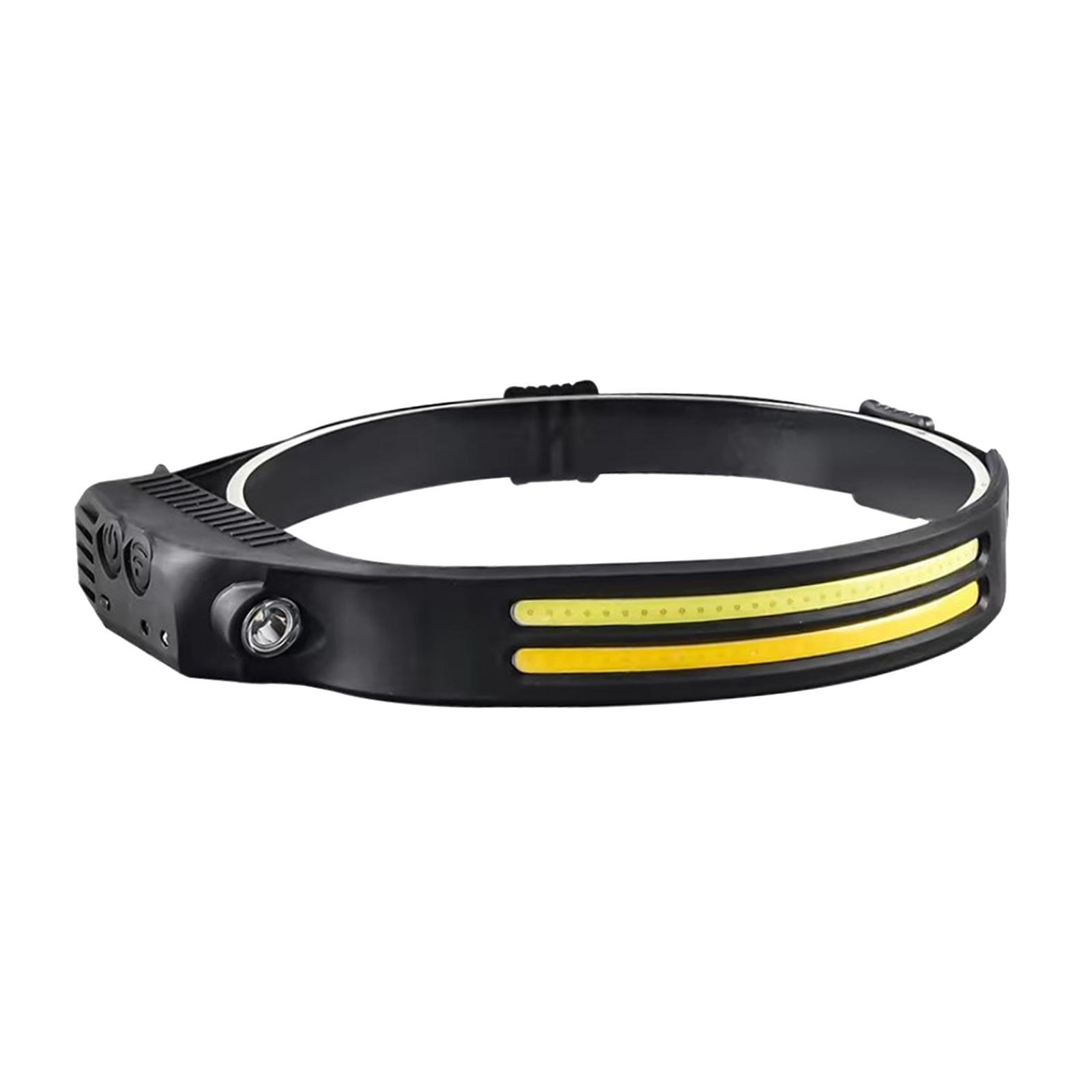 Head Light Headlight Weatherproof Head Torches, Lightweight USB Rechargeable, Head Lamps  for Camping Emergency Outdoor Hiking
