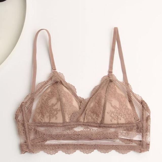 Bralette Ren Lưới Hở Lưng Sexy Mới ( mã B320)