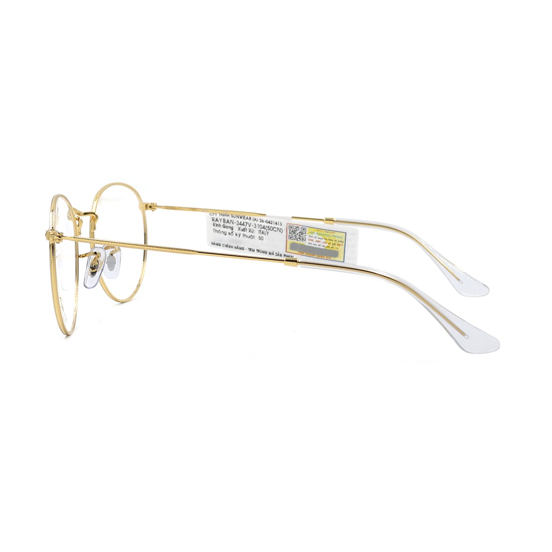Gọng kính chính hãng Unisex Rayban RB3447V 3104