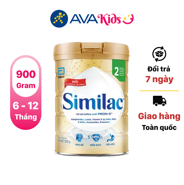 Sữa bột Similac 5G số 2 - 900g (6 - 12 tháng)