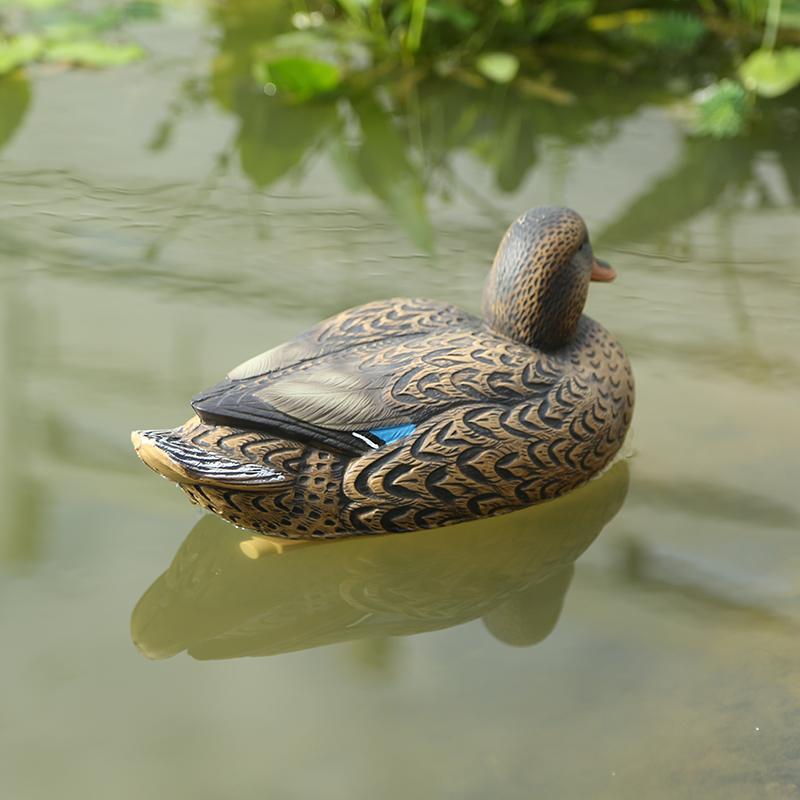 Plastic Mallard Duck Decoy with Floating Keel Texas Style Deadly Hunting Decoy Lure Hen