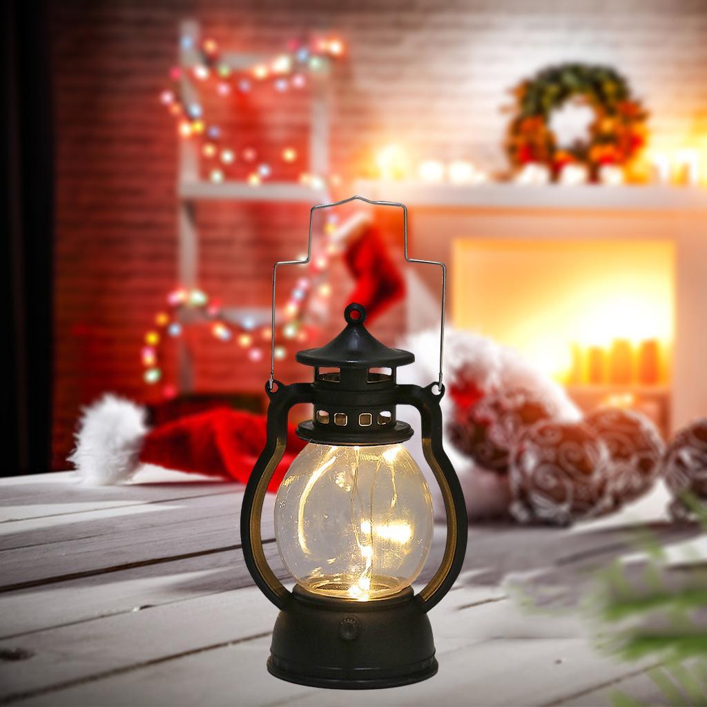 2-5pack Decorative Oil Lamp Christmas LED Lantern Lamp Hanging Lantern for Home