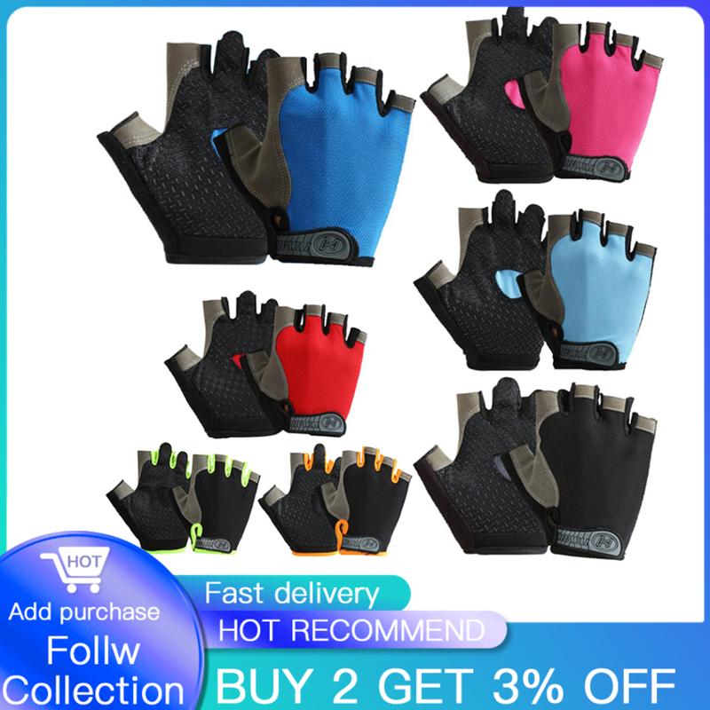 Găng tay chống trượt chống trượt nam nữ Half Finger Găng tay quân sự GEAR GET Color: 01 Gloves Size: M