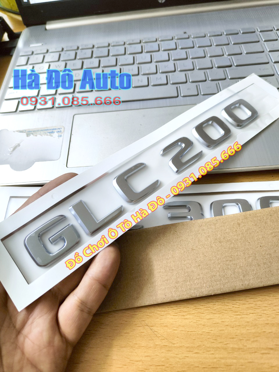 Chữ Nổi GLC 200 300 - Tem Chữ GLC 200 300 Chuẩn Mercedes