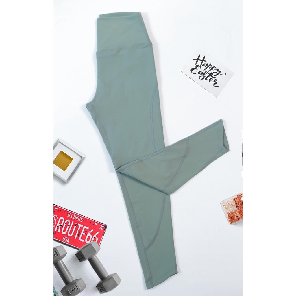 Quần Dài Thể Thao Nữ, Quần Legging Tập Gym Lưng Cao CH122