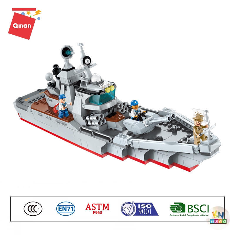 Đồ chơi lắp ráp, xếp hình Qman 1722 – Tiến quân