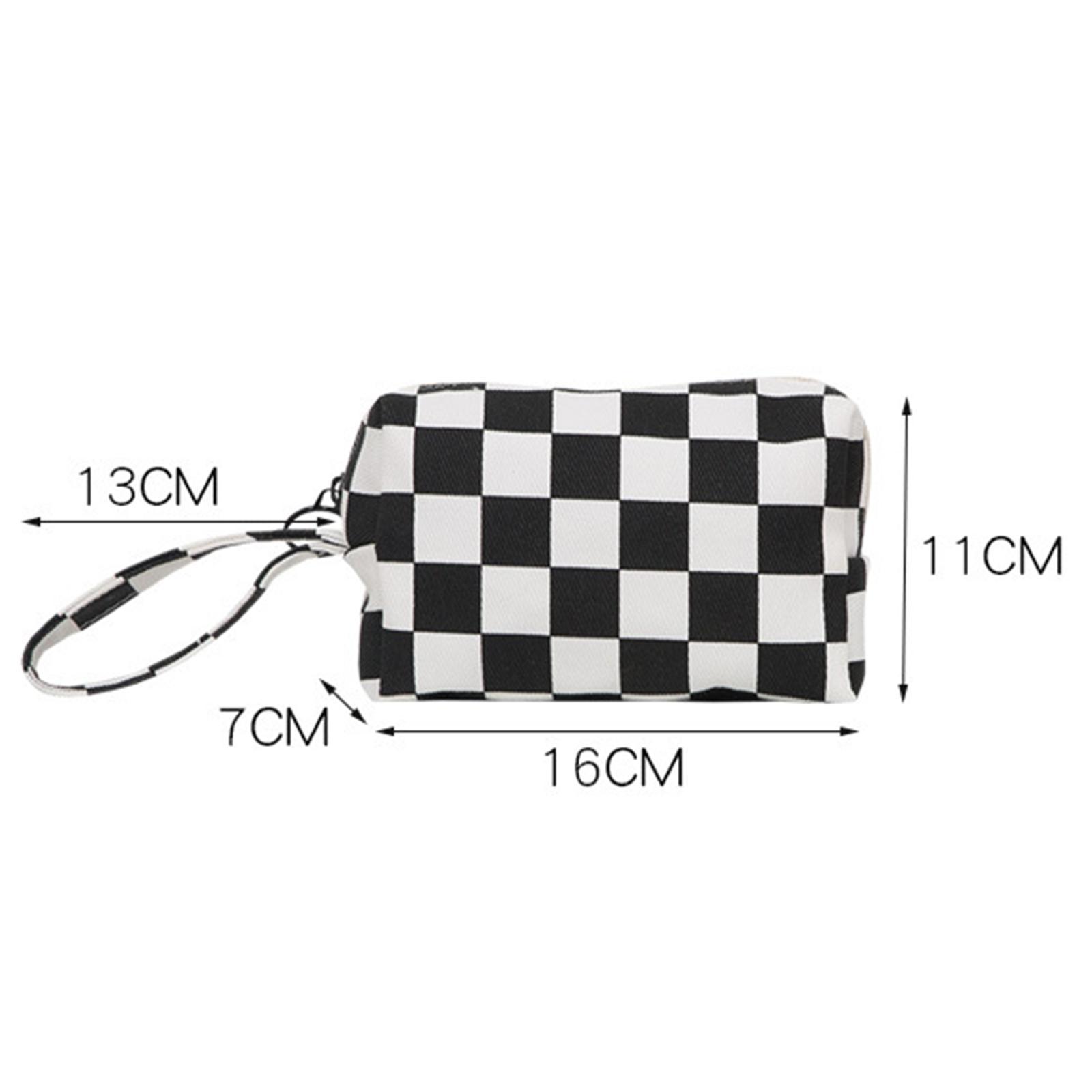 Portable Makeup Bag Storage Case Organizer Zipper Design Versatile Cosmetic Holder Toiletry Bag