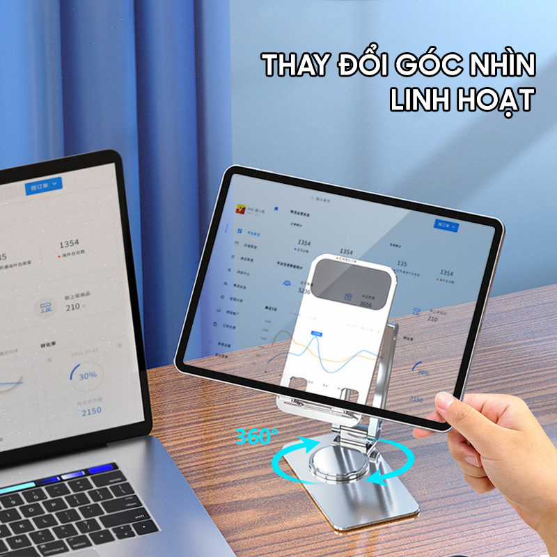 Giá đỡ điện thoại chân xoay 360 độ tiện lợi , giá đỡ để bàn- D1591