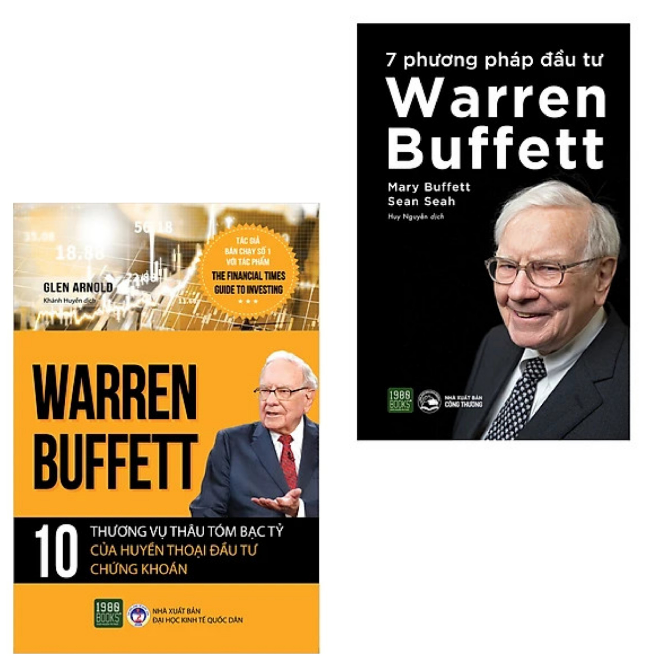 Combo 2 cuốn: Warren Buffett: Warren Buffett - 10 Thương Vụ Thâu Tóm Bạc Tỷ Của Huyền Thoại Đầu Tư Chứng Khoán + 7 Phương Pháp Đầu Tư Warren Buffet( Bộ sách đầu tư/kinh doanh thành công)