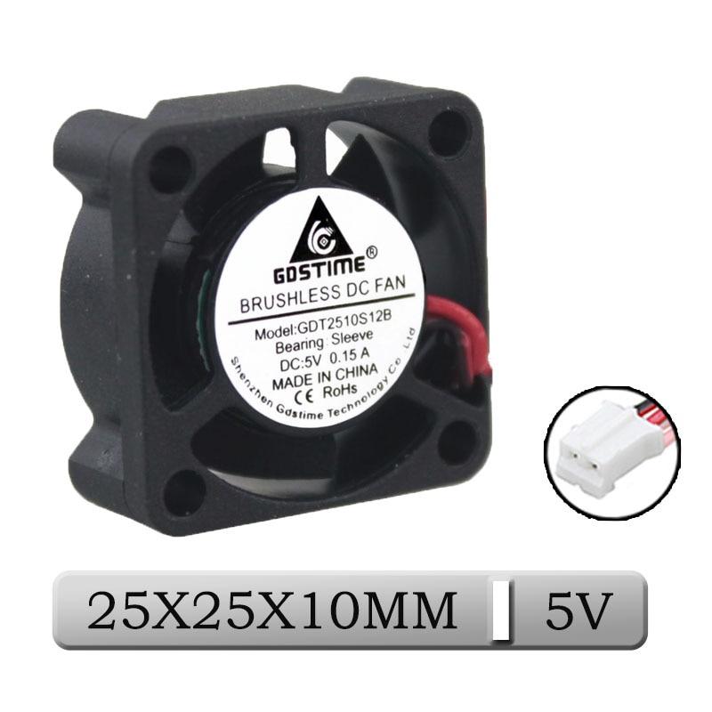 Gdstime 1 Piece DC 1V 111s 11x11x1mm Small Micro Equipment Brushless Cooling Fan 11mm x 1mm 1Pin 1.0 11RPM