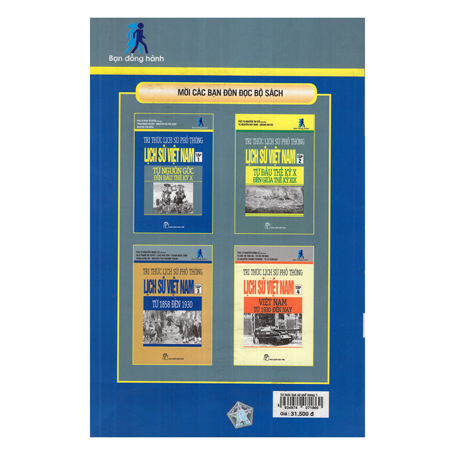 Tri Thức Lịch Sử Phổ Thông - Lịch Sử Việt Nam - Tập 1 (Từ Nguồn Gốc Đến Đầu Thế Kỷ X)