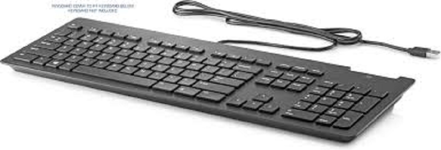 Bàn phím có dây HP cổng USB có tích hợp đầu đọc thẻ chíp 911502-001 HP USB Slim Smartcard CCID keyboard - Hàng nhập khẩu