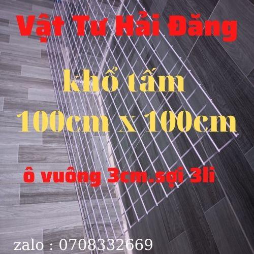 tấm lưới sắt ô vuông ( khổ 1m x 1m : ô vuông 3cm) lưới sắt sơn tĩnh điện,lưới sắt trang trí