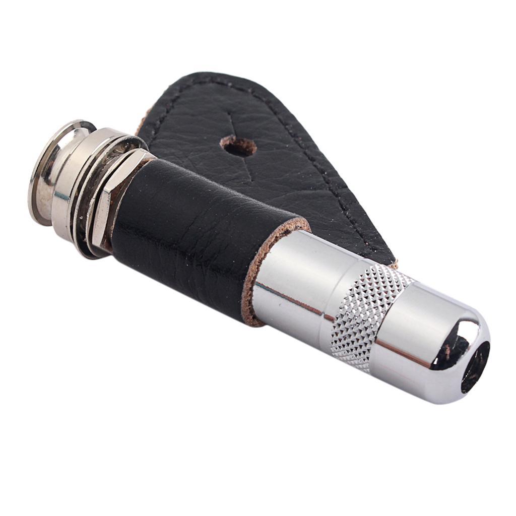 /4" Stereo Jack for Acoustic/Bass Guitar Chrome with