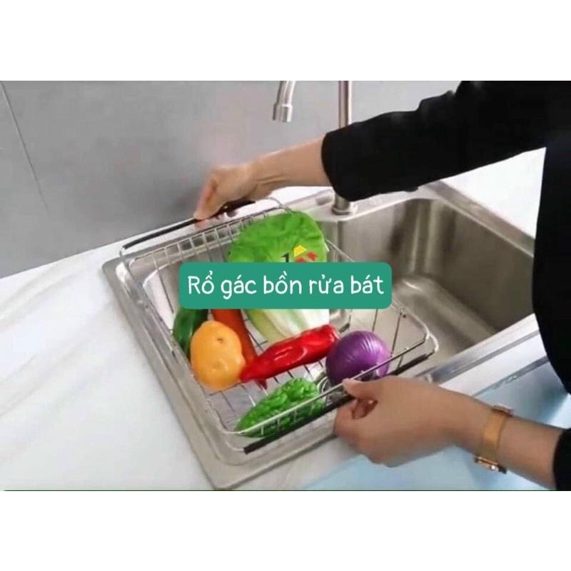 Giá Inox 304 đa năng gác bồn rửa bát