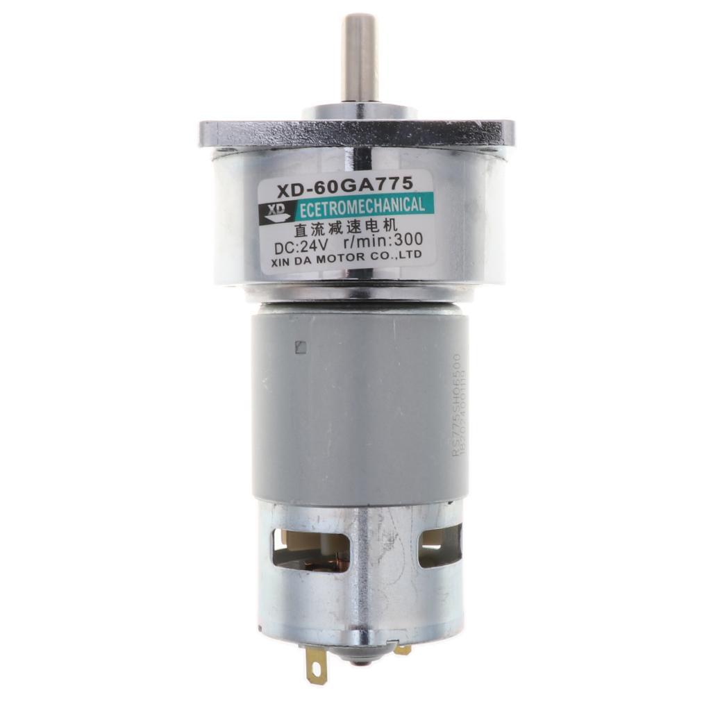 Reduction Geared Motor Reversible DC 24V 35W 300RPM