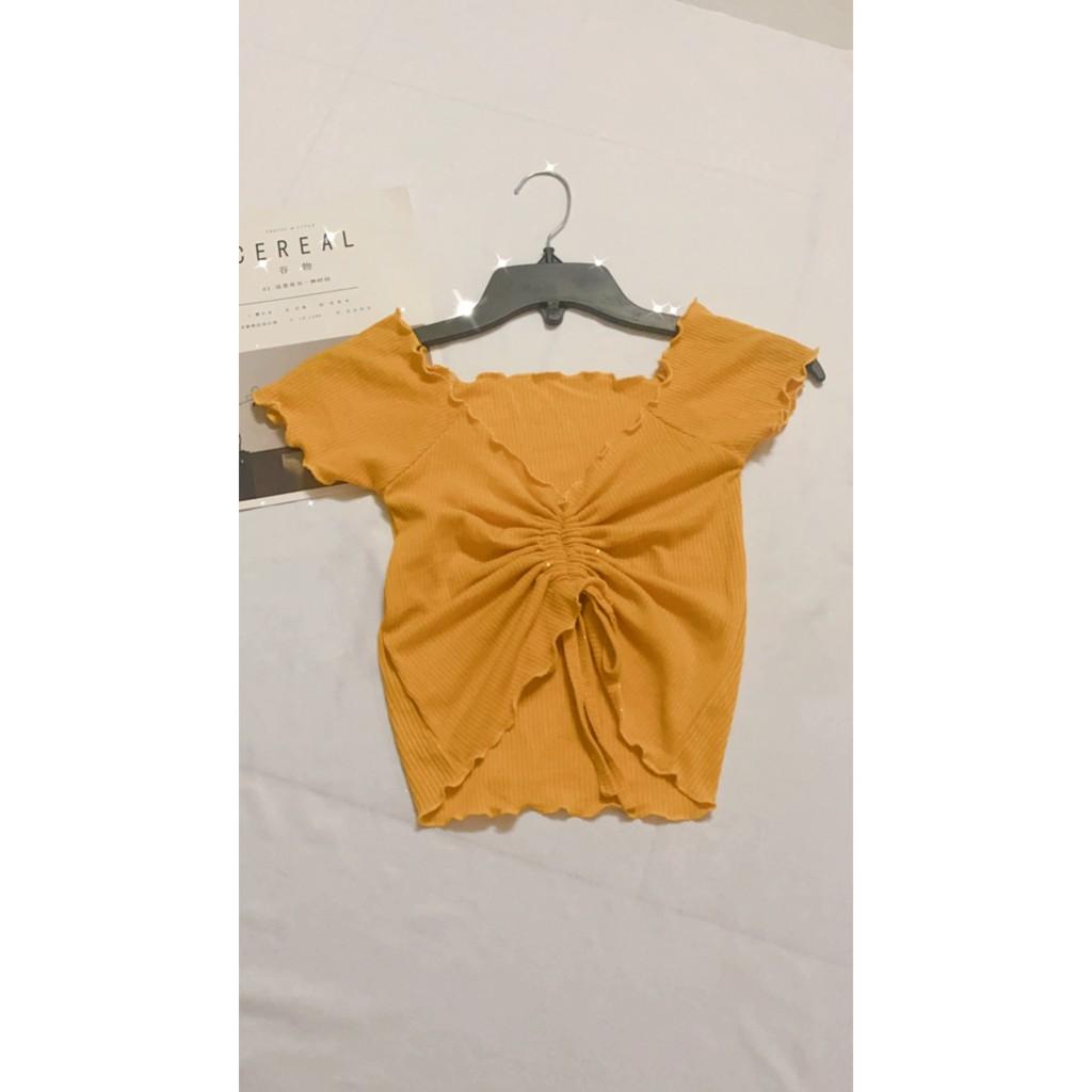 Áo croptop rút dây giữa TN A5104