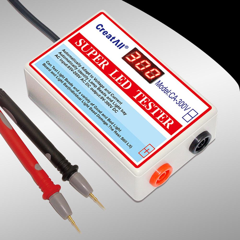 CA-300V Đèn LED di động Hạt đèn Thanh ánh sáng Máy kiểm tra đèn nền TV Dải đèn LED Bảng mạch đèn Công cụ kiểm tra điện dung Kiểm tra điện áp điốt có công tắc