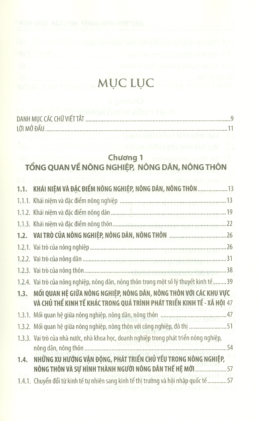 Giáo Trình Nông Nghiệp - Nông Dân - Nông Thôn