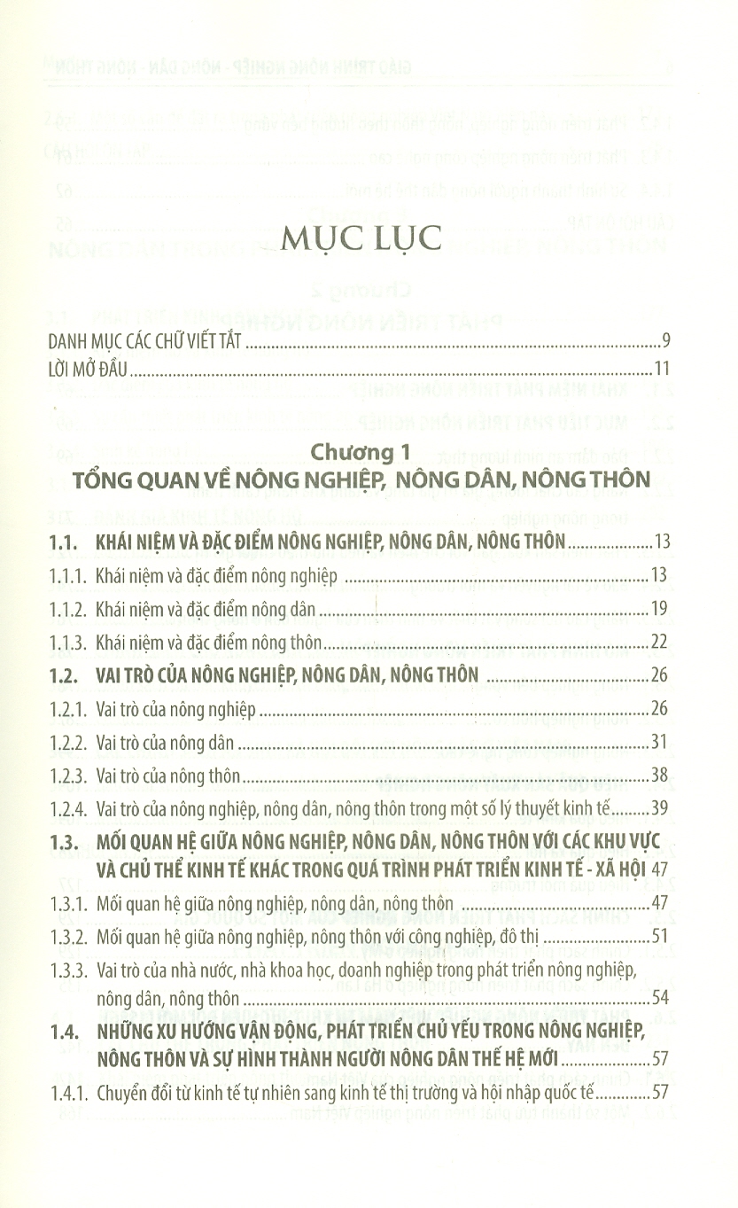 Giáo Trình Nông Nghiệp - Nông Dân - Nông Thôn