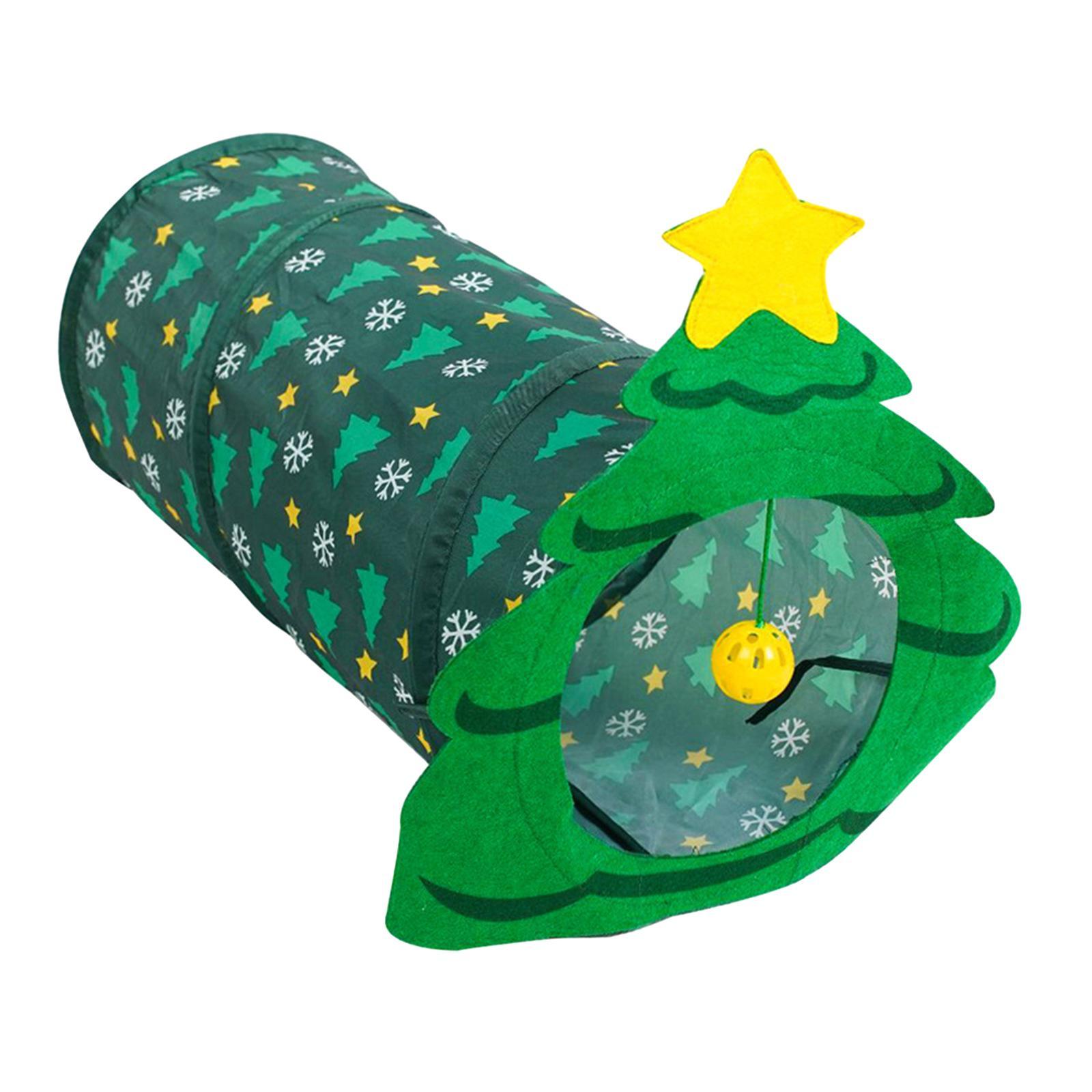 Cat Tunnel Interactive Toys Exercising Hiding Training and Running Collapsible Kitty Tunnel Foldable Pet Tunnel for Cat Puppy