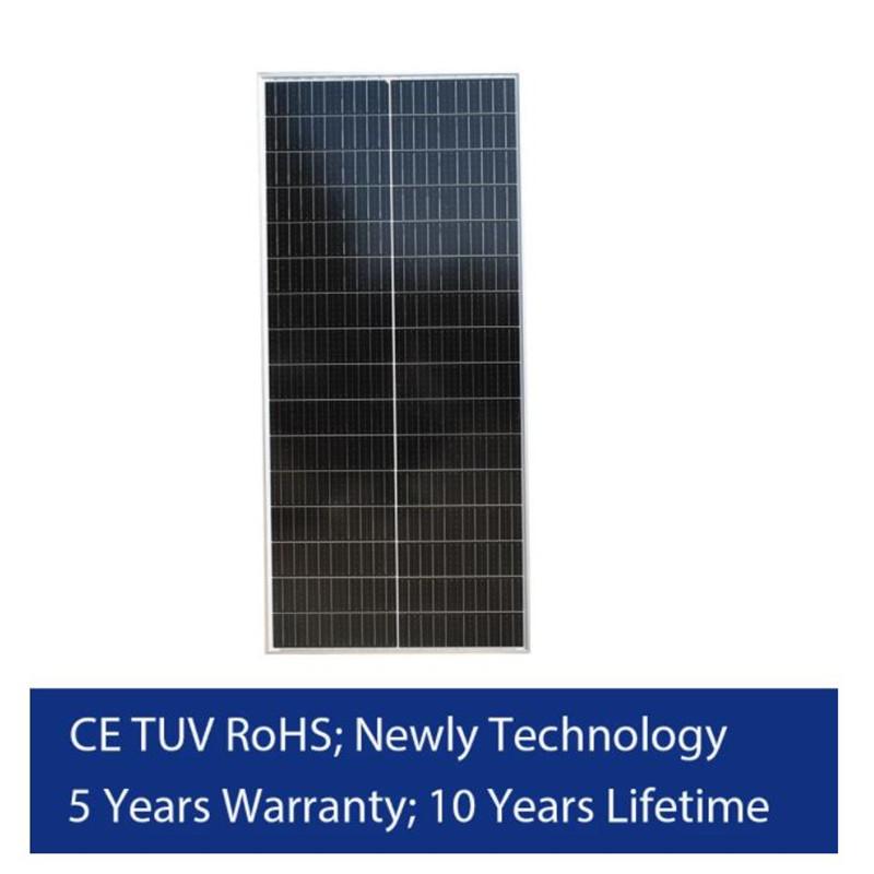 Bảng điều khiển năng lượng mặt trời 100w 200w 140w 280w Khung nhôm dày 30MM Bảng điều khiển năng lượng mặt trời bằng kính Tế bào đơn tinh thể Bộ sạc pin 12V 24V Màu sắc: Trắng 200w