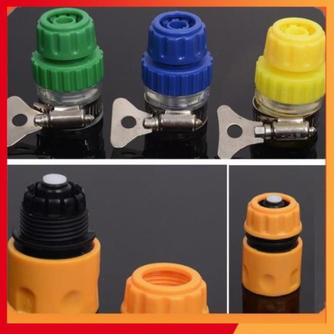 Bộ dây vòi xịt nước rửa xe, tưới cây . tăng áp 3 lần, loại 20m 206701-2 đầu đồng, cút, nối