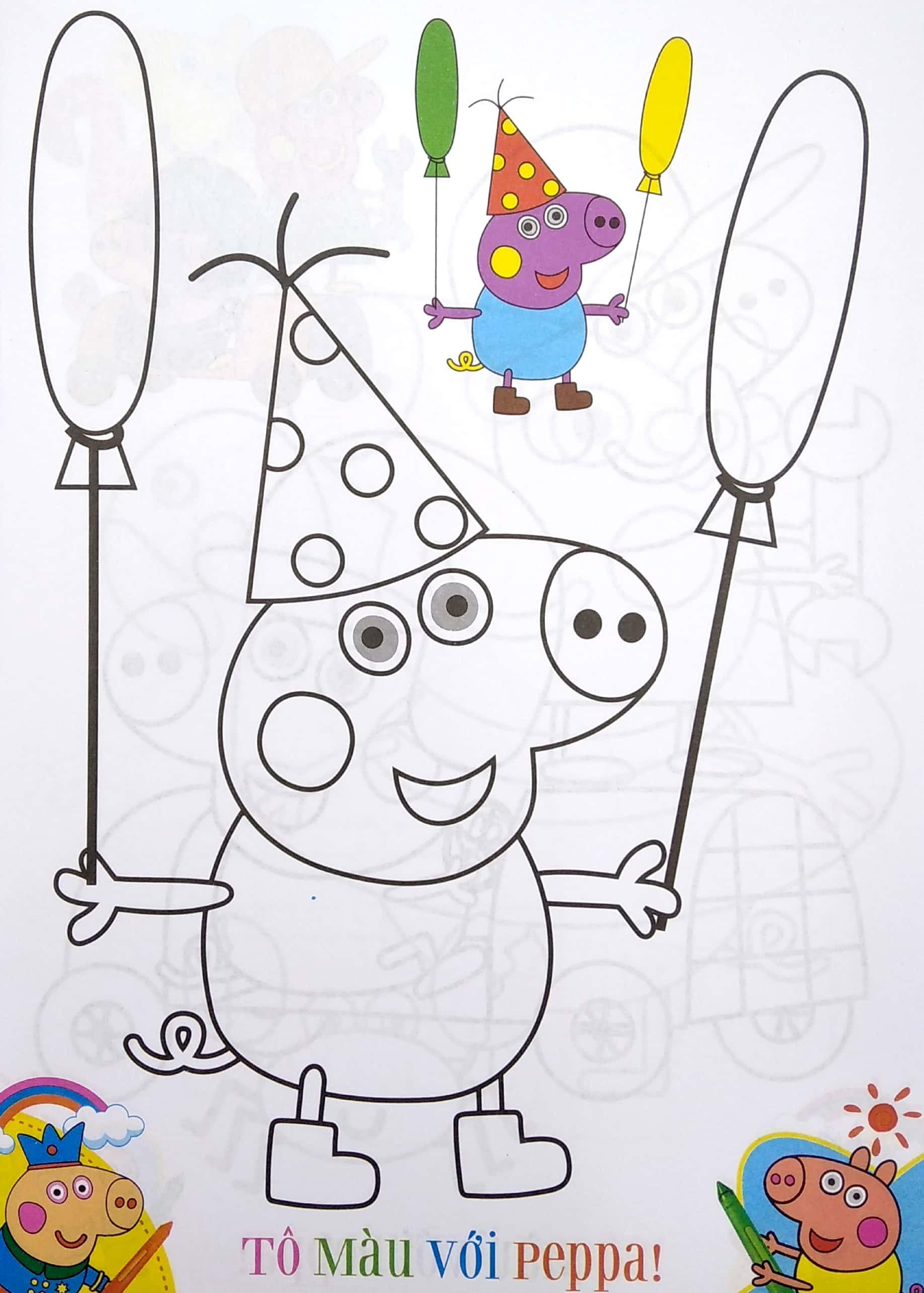 Sách - Tô Màu Peppa Pig - Tập 4 (Tái Bản 2024)