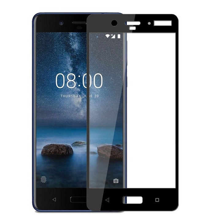 Dán kính cường lực full 5D tràn màn hình dành cho Nokia 8