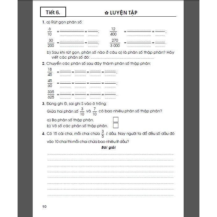 Sách - Vở Luyện Toán Lớp 5 - Tập 1 - Dùng Chung Các Bộ SGK Hiện Hành - Hồng Ân