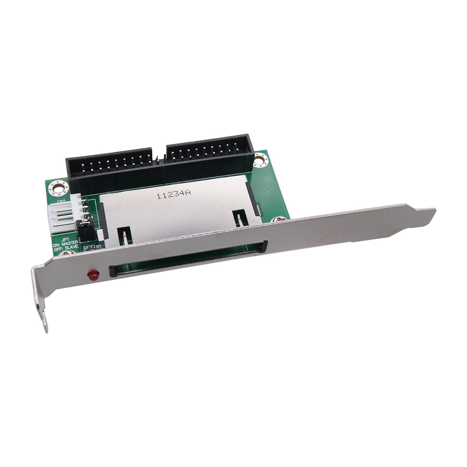 40 Pin CF ide Adapter CF Compact Flash Card to 3.5 IDE Converter with Bracket Back Panel