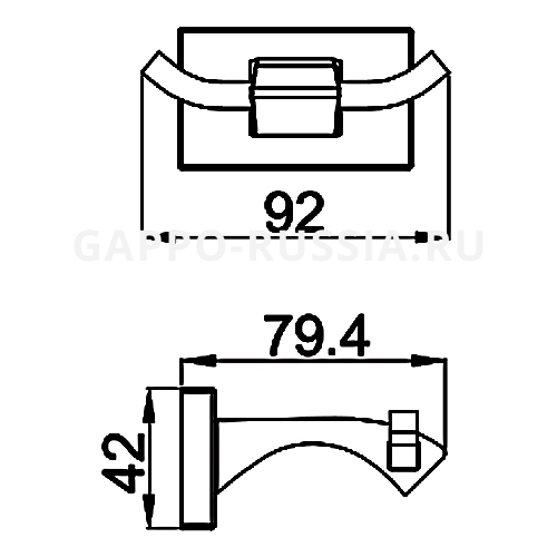 BỘ PHỤ KIỆN 5 MÓN NHÀ TẮM NHẬP KHẨU NGA CAO CẤP GAPPO G07