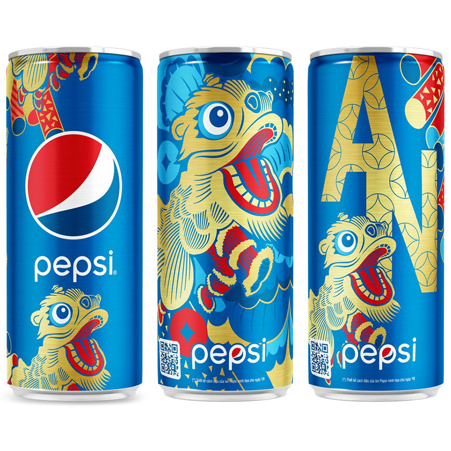 Nước ngọt Pepsi 330ml 6 Lon
