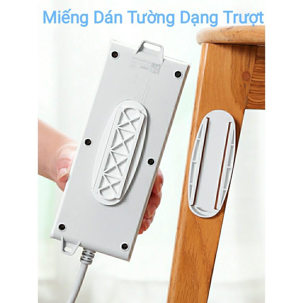 Miếng dán dạng trượt AB kiểu thanh cài giúp treo các vật dụng gia đình, điều khiển, ổ cắm điện...dễ dàng tháo dỡ mang đi