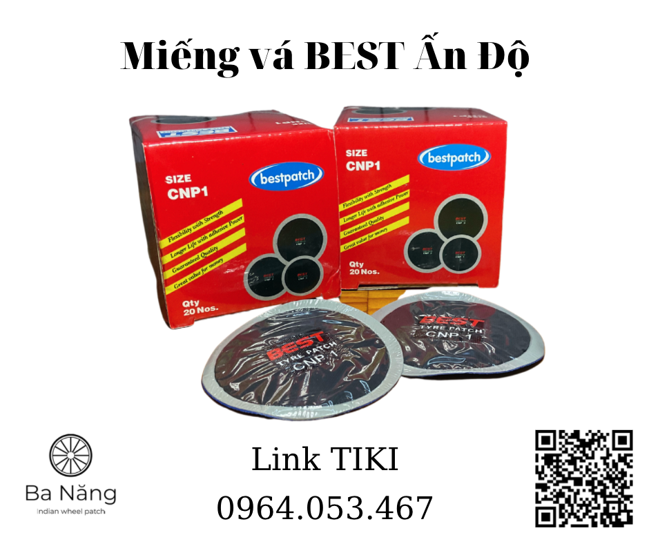 Miếng vá đa năng CNP1 (50mm) vá vỏ xe ô tô, xe tải