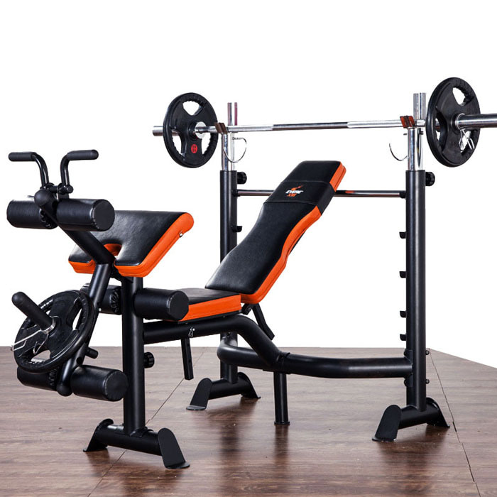 Ghế tập tạ đa năng GM-4380 | Dụng cụ tập GYM cho gia đình giá tốt - Thép dày 2,5 ly siêu khỏe + Đệm mút siêu êm