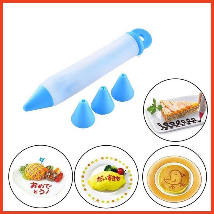 Bút viết soloca trang trí bánh sinh nhật chất liệu silicon an toàn