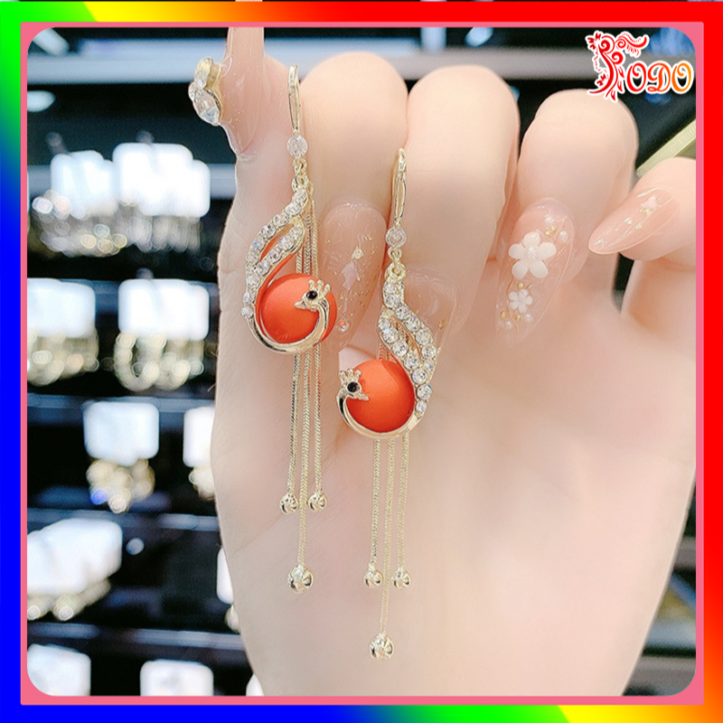 Bông tai nữ xinh xắn kiểu dáng lấp lánh phong cách đơn giản RW822 thích hợp đi đám cưới  - [Thời Trang ToDo]