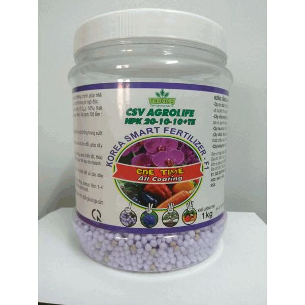 Phân bón Hàn Quốc NPK 20-10-10+TE - chai 1 kg