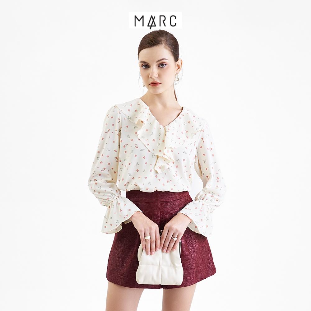 Quần short nữ MARC FASHION lưng rời xếp li trước 2 túi FALT103822