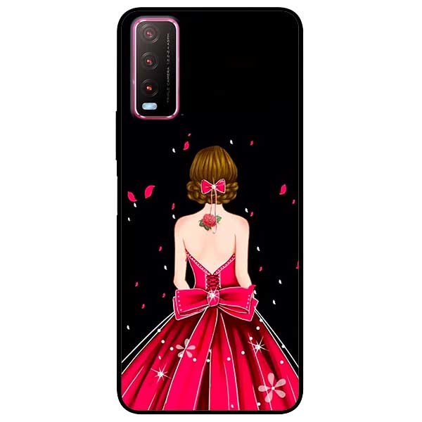 Ốp lưng dành cho Vivo Y20 - Y20s - Y12s mẫu Cô Gái Xăm Hoa