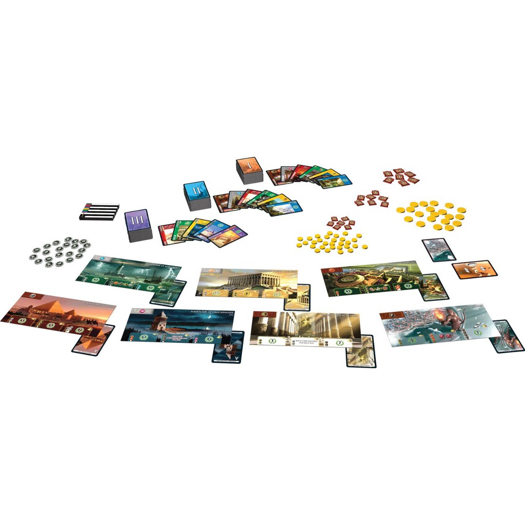 Boardgame Tiếng Anh 7 Wonders