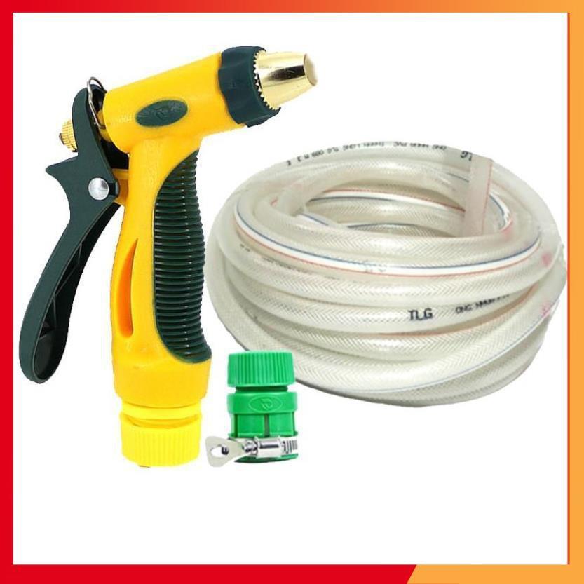 Bộ dây vòi xịt nước rửa xe,tưới cây tăng áp 3 lần 3-5M 206317