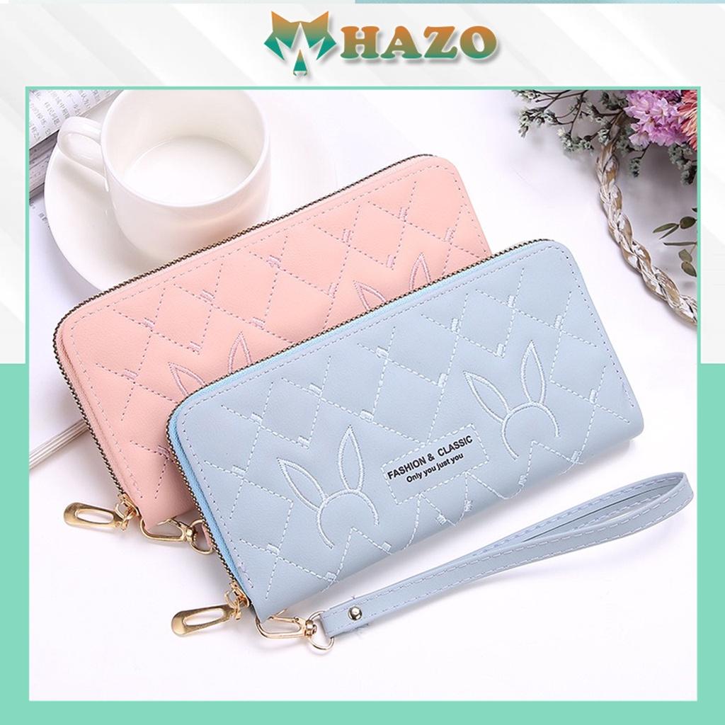 VÍ DÀI NỮ CẦM TAY ĐAN CHÉO THỎ V550 CAO CẤP KIỂU DÁNG SANG TRỌNG PHONG CÁCH HÀN QUỐC